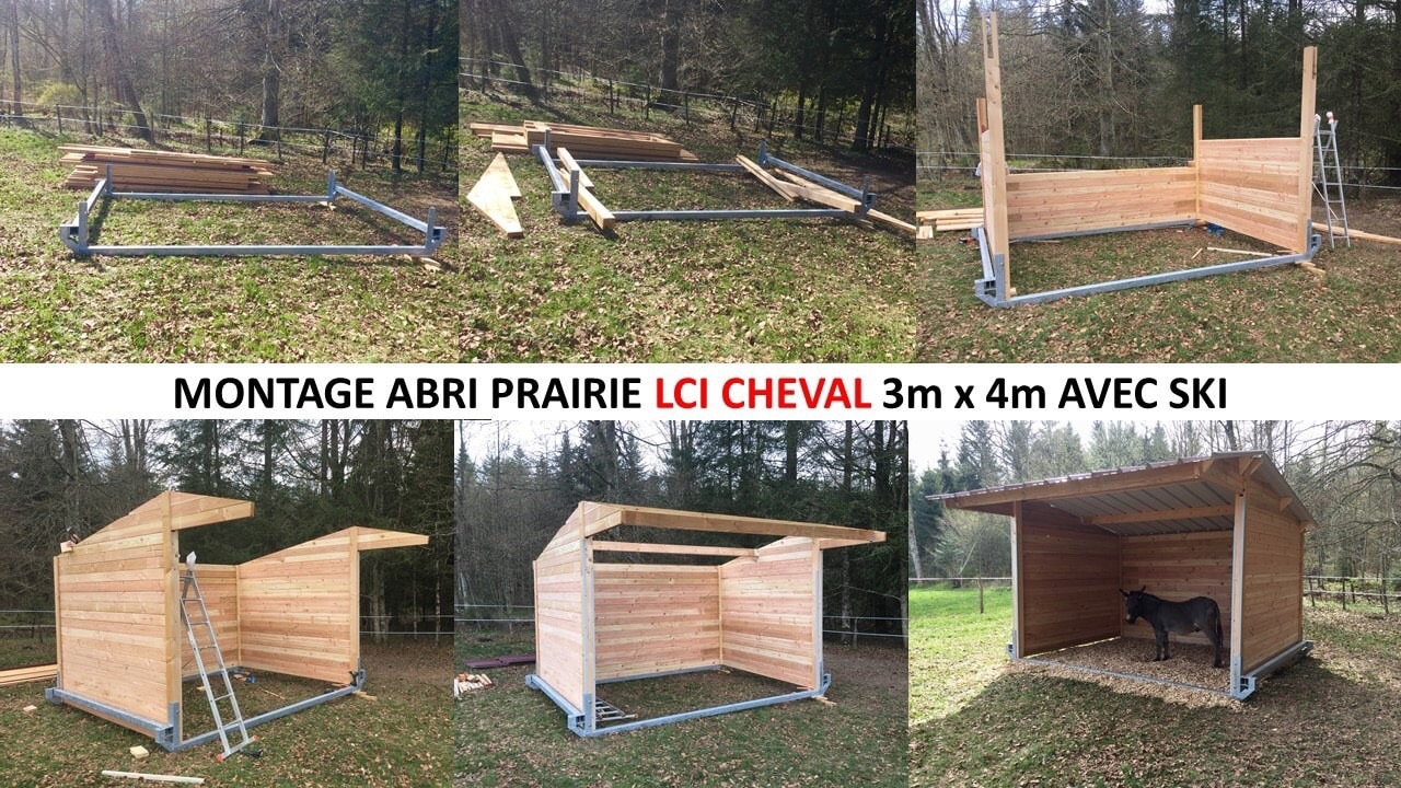 Abri de prairie déplaçable sans permis de construire