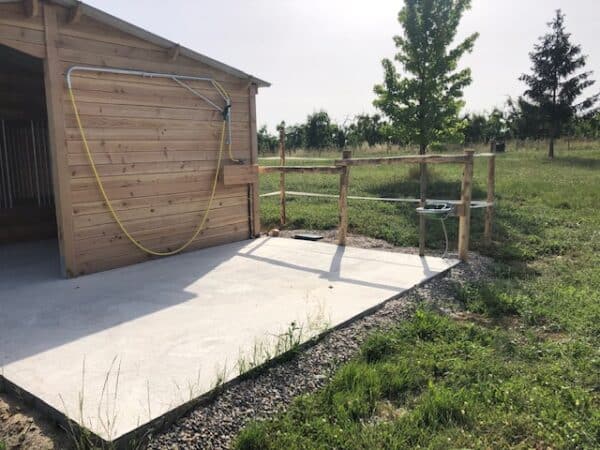 DOUCHE d'EXTÉRIEURE pour chevaux