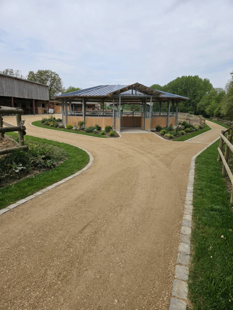 Marcheur PRO couvert pour chevaux