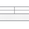 BARRIÈRE FIXE SEMI GRILLAGÉE