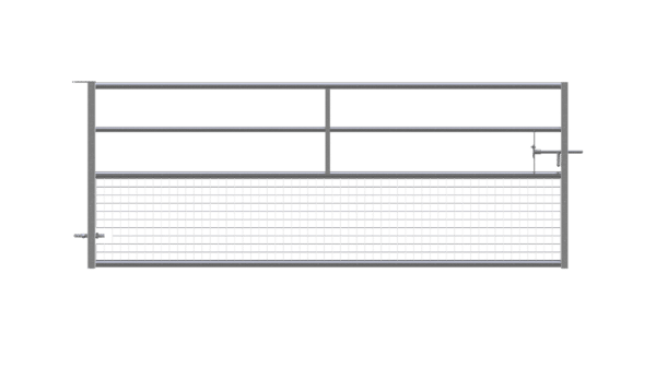 BARRIÈRE FIXE SEMI GRILLAGÉE