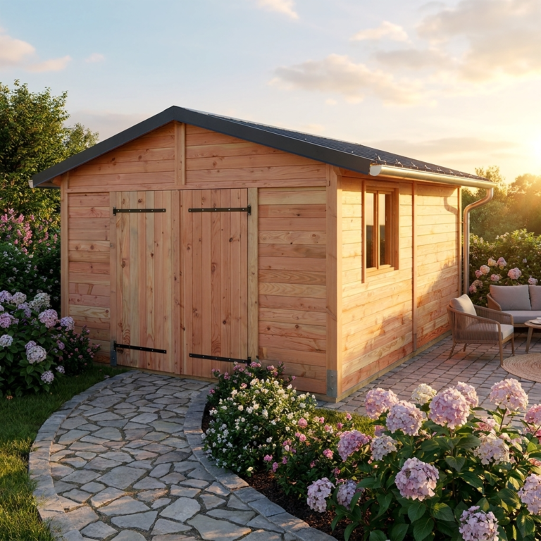 Chalet de jardin en bois douglas