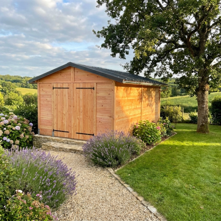 Chalet de jardin en bois douglas