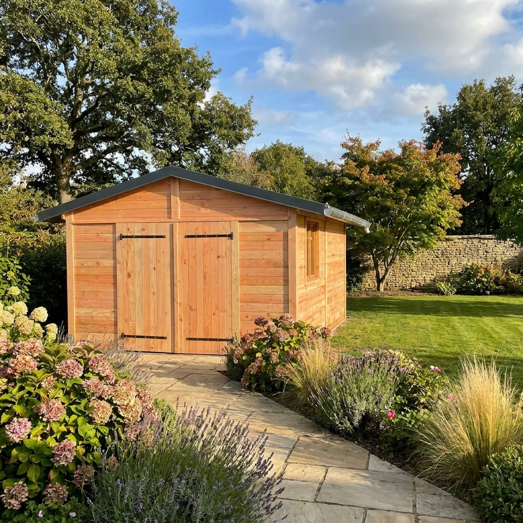 Chalet de jardin en bois douglas