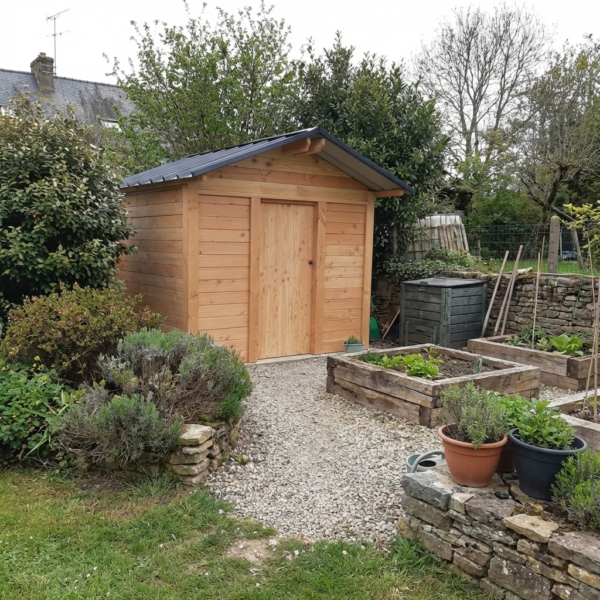 Cabanon de jardin en bois de qualité Douglas