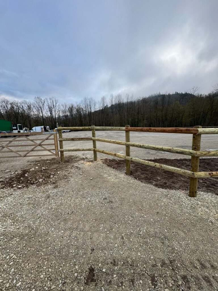 Cloture Deep protect 3 barres vert