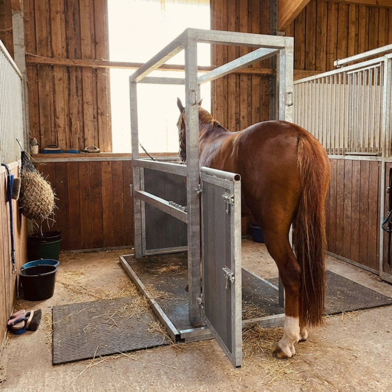Barre d'échographie en résine pour cheval