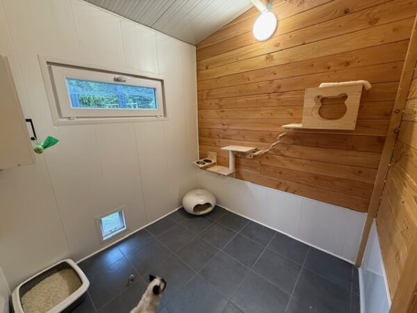 Box pour chat en bois sur-mesure