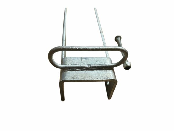 Verrou de barrière à bascule pour barrière double en bois