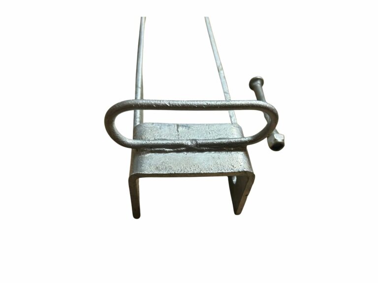 Verrou de barrière à bascule pour barrière double en bois