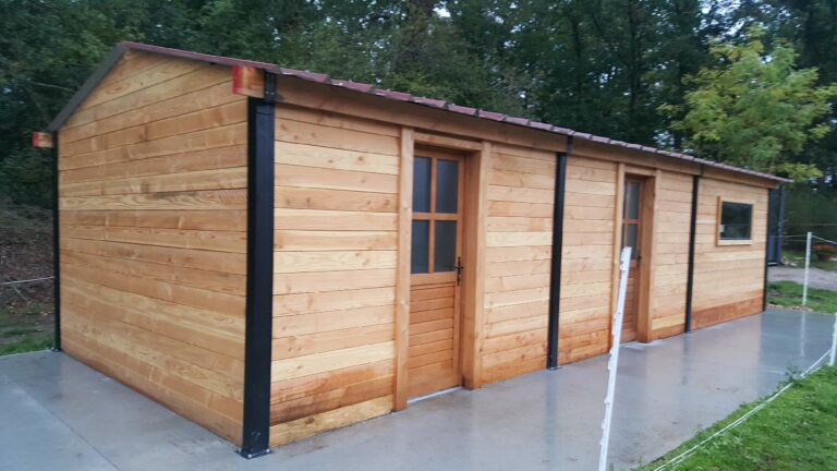 Club house sur mesure en bois Douglas 48 mm LCI Cheval