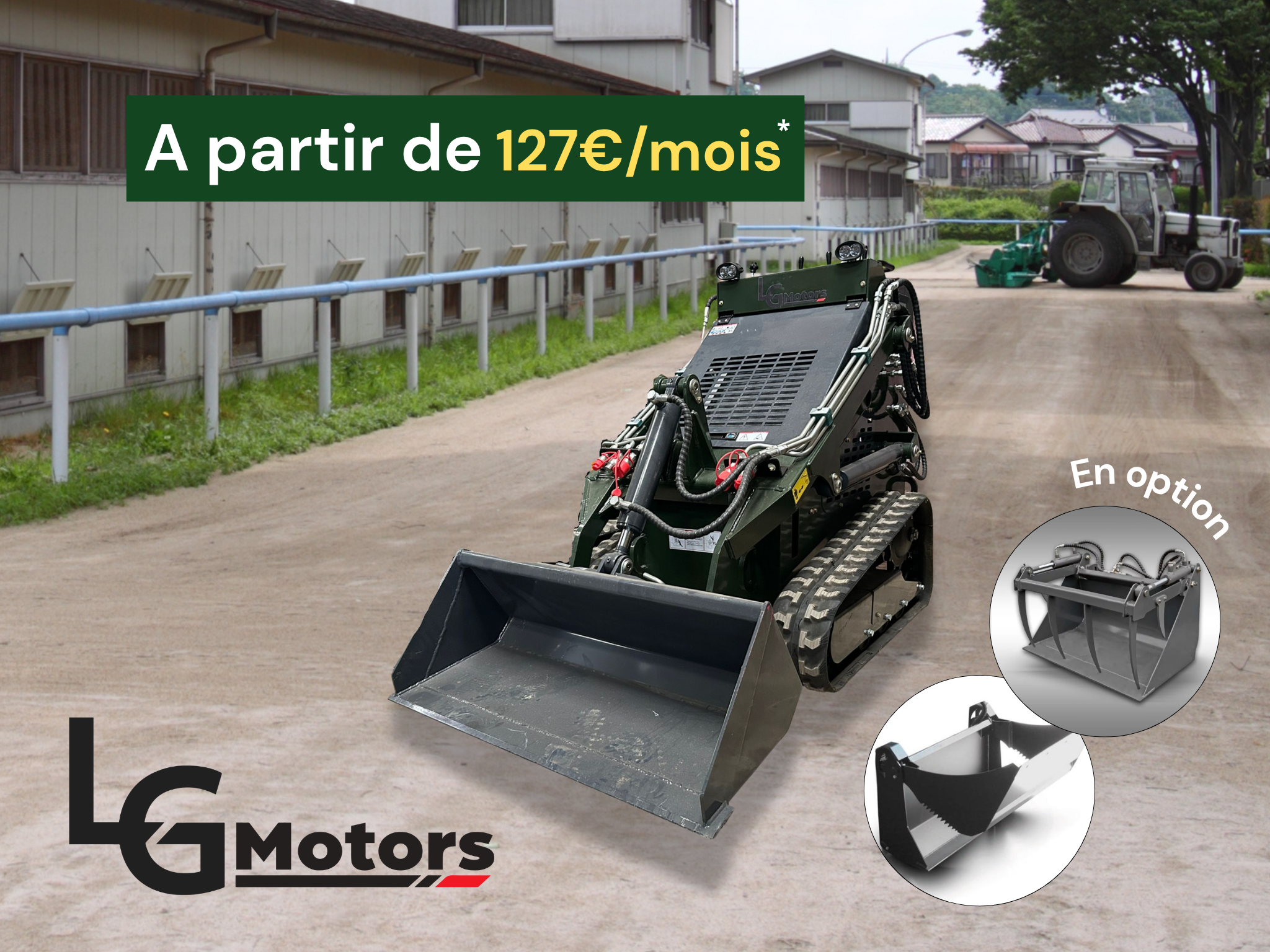 Chargeuse compacte T460 avec godet – LCI Cheval