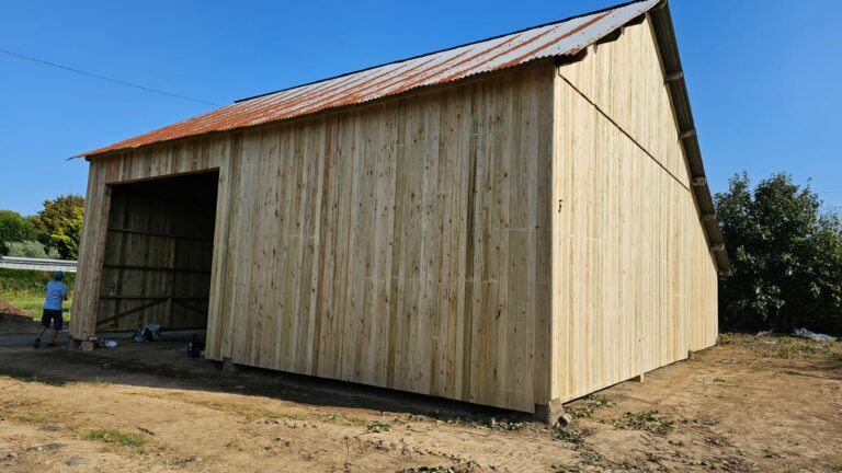 Structure en bois Douglas 48 mm du hangar agricole