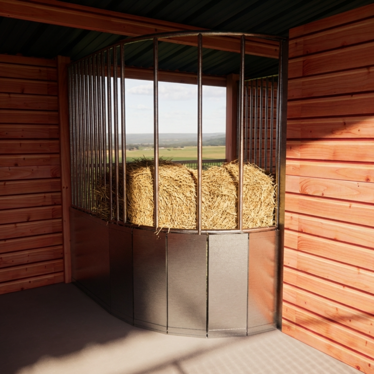 Râtelier circulaire pour abri double