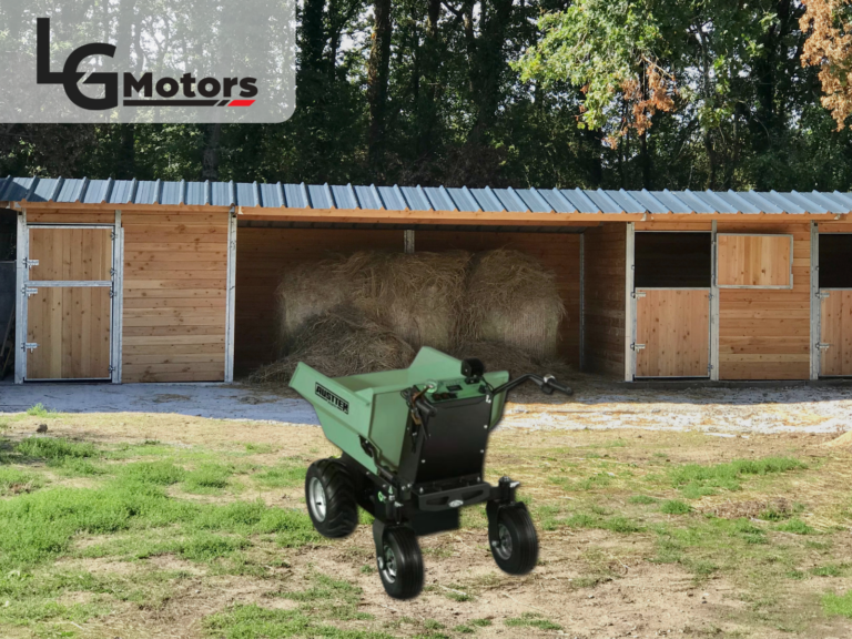 Brouette électrique d'écurie