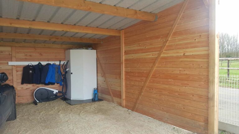 Carport garage en bois de 36m2