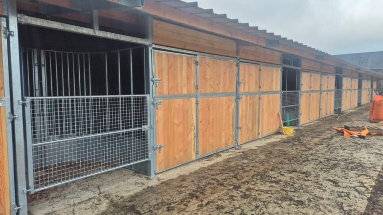 Façade de box ouverture totale