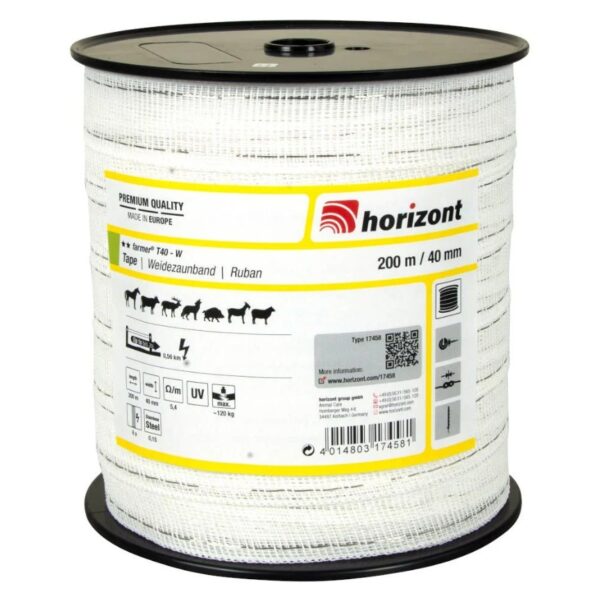 Ruban FARMER T40 200mm Horizont