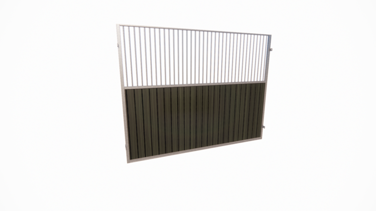 Séparation de box résine avec grille