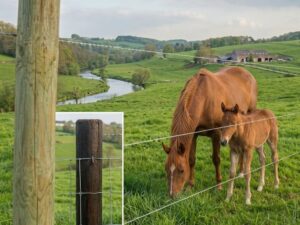 Poteau de clôture cheval classe IV pas chère